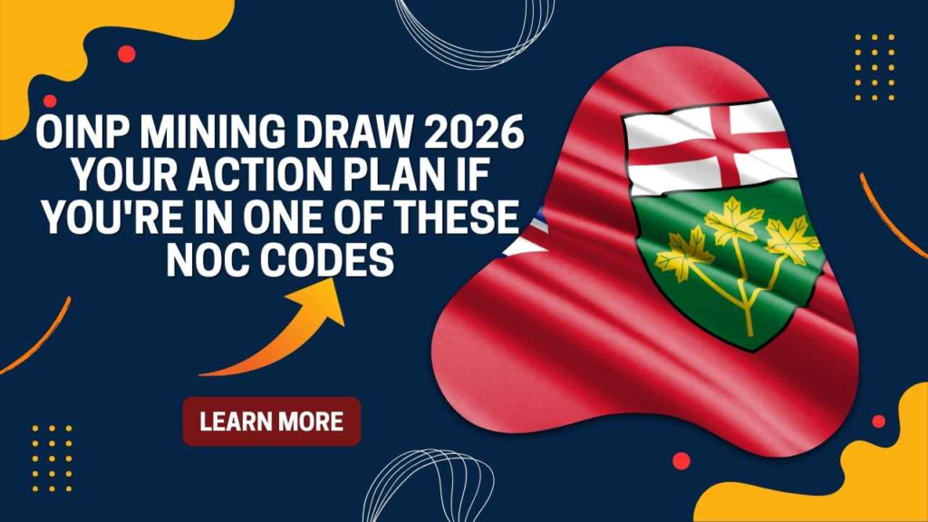 OINP Mining Draw 2026