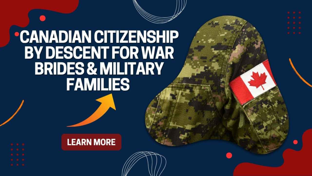 Canadian Citizenship by Descent for War Brides