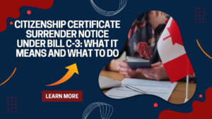citizenship certificate surrender notice