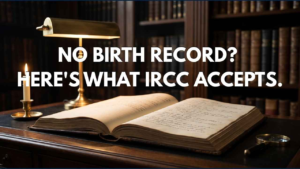 Ancestor Birth Record Missing What documents IRCC accepts as Alternatives