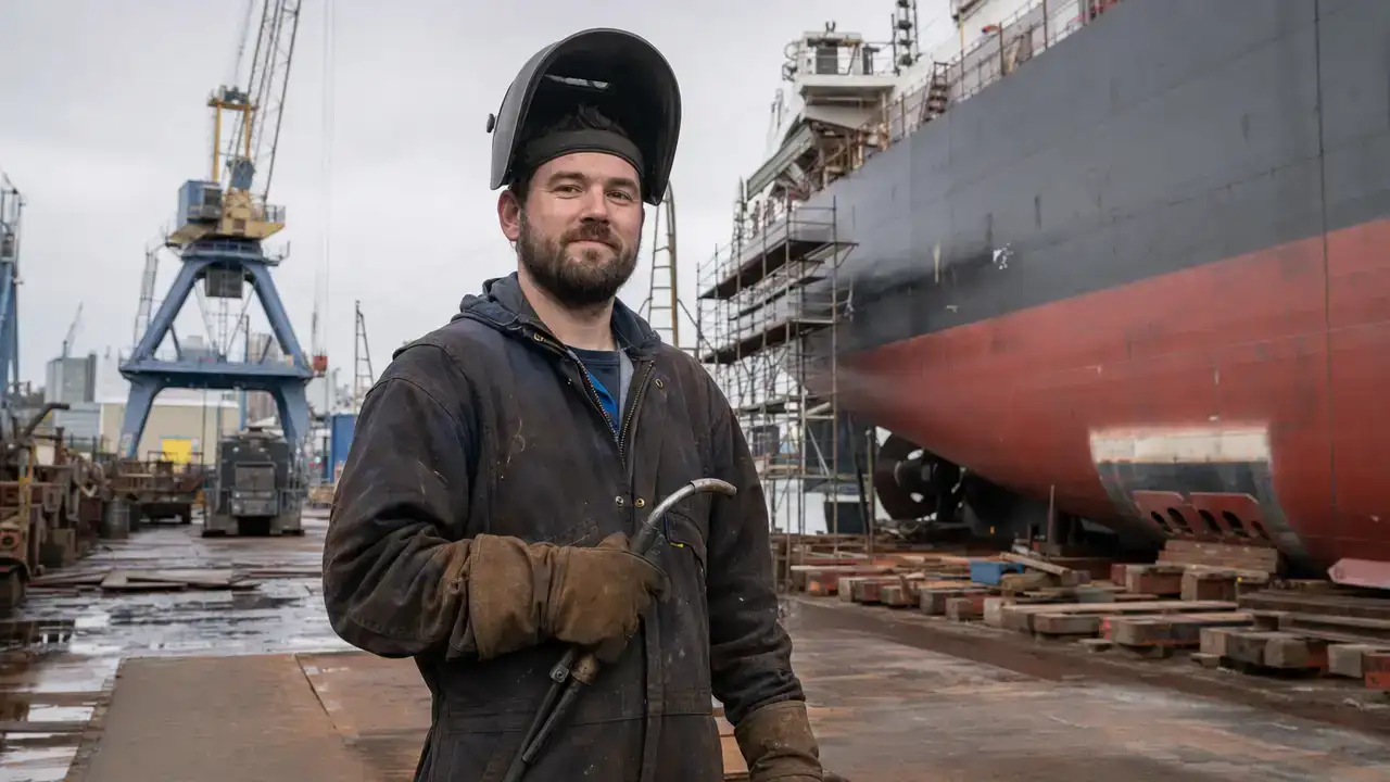 Shipyard welder in Halifax applying through the Nova Scotia PNP Skilled Worker stream