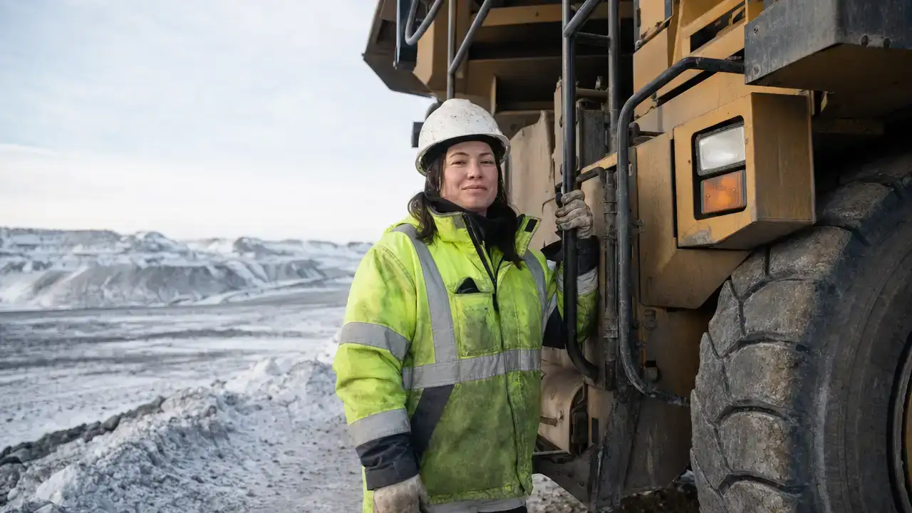 Heavy equipment operator at a northern mine applying through the NWT Nominee Program