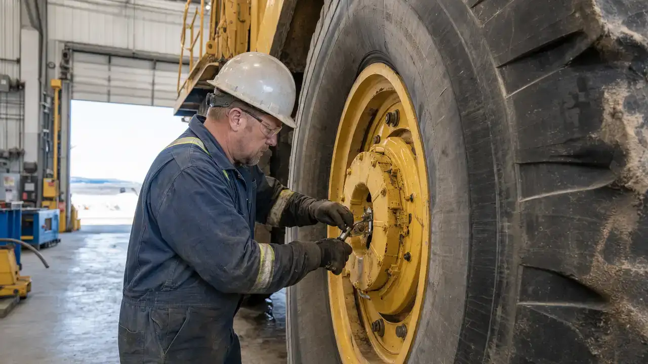 Heavy-duty mechanic in a Saskatchewan mining shop applying through the Saskatchewan PNP
