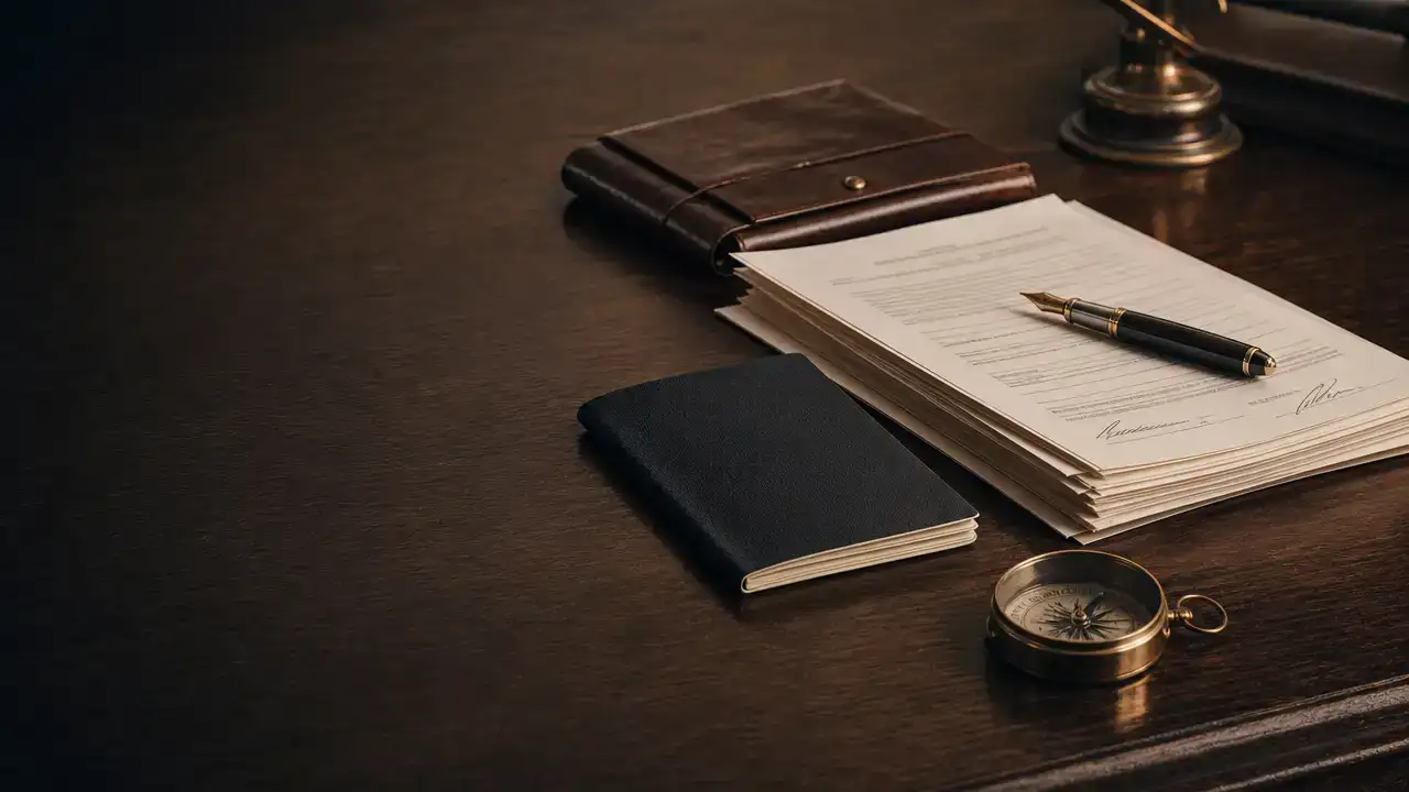 Passport and signed documents for a St Lucia citizenship by investment application