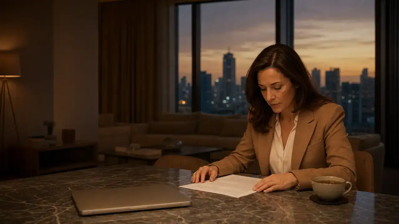 Investor reviewing documents for a Turkey citizenship by investment application
