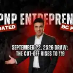 BC PNP Entrepreneur Draw September 22 2026 The Cut-off Rises to 119