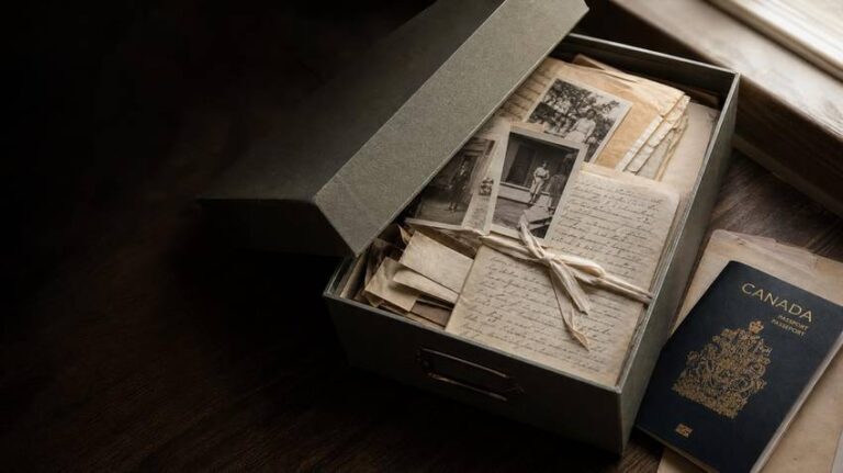 Old family vital records used to prove citizenship by descent before 1867