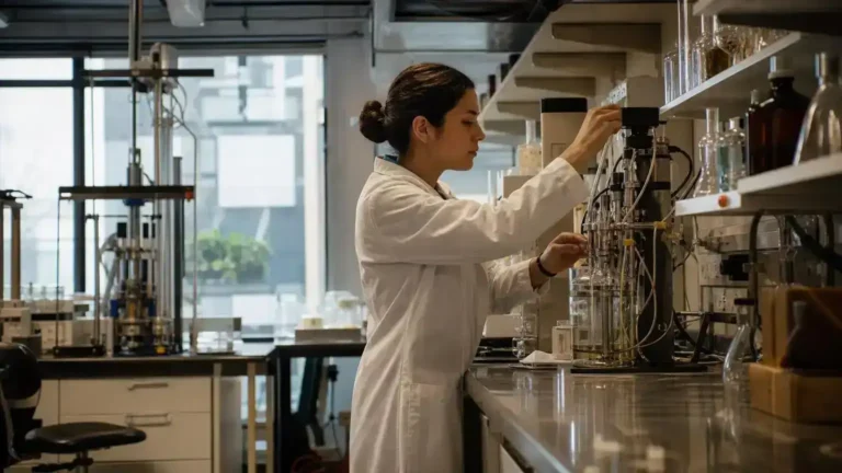 EB-2 NIW national interest waiver researcher in a laboratory