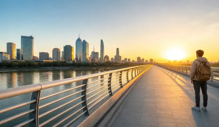 Bridge at sunrise illustrating Express Entry chances in 2026