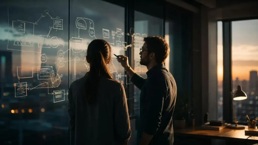 Hiring team planning a specialized role for the Global Talent Stream