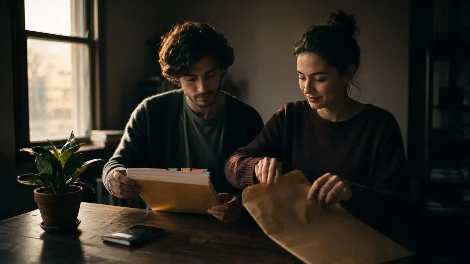 Couple preparing an outland sponsorship package