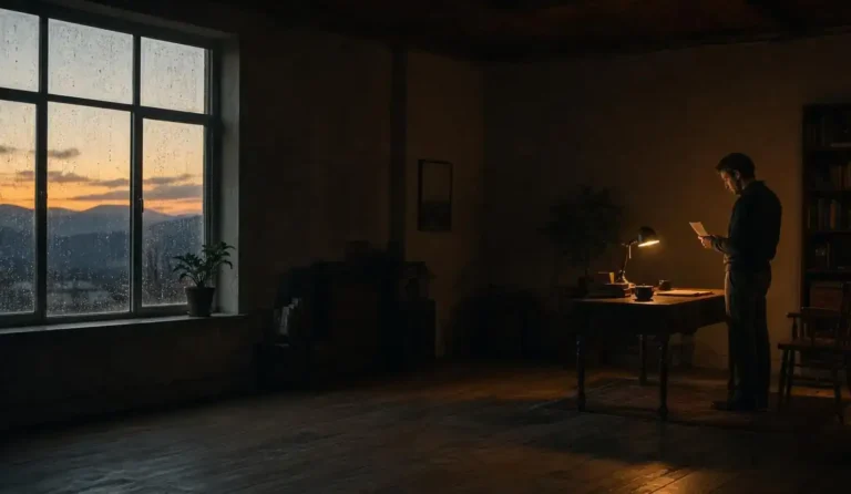 Man reading a spousal sponsorship procedural fairness letter at his desk